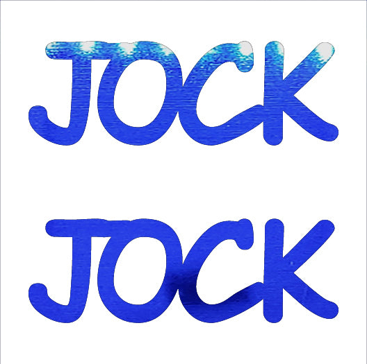 Custom-Buzz Word - JOCK Blue Royal