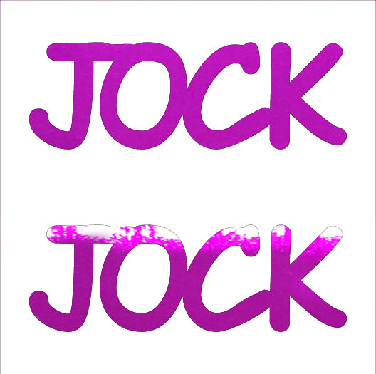 Custom-Buzz Word - JOCK Fuchsia