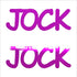 Custom-Buzz Word - JOCK Fuchsia