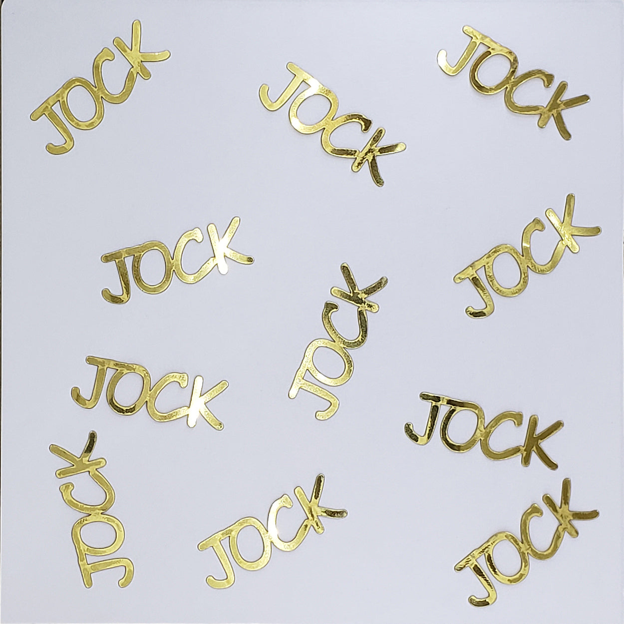 Custom-Buzz Word - JOCK Gold