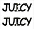 Custom-Buzz Word - JUICY Black