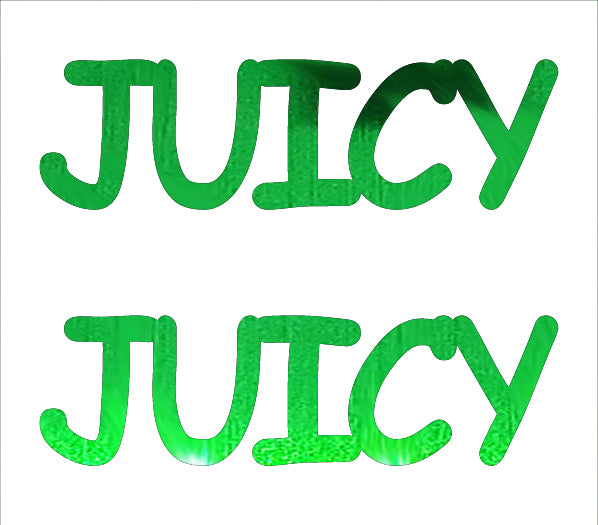 Custom-Buzz Word - JUICY Green