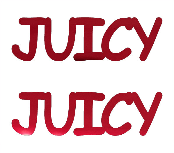 Custom-Buzz Word - JUICY Red