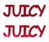 Custom-Buzz Word - JUICY Red