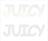 Custom-Buzz Word - JUICY White