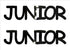 Custom-Buzz Word - JUNIOR Black