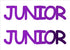 Custom-Buzz Word - JUNIOR Purple