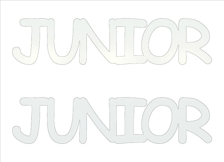 Custom-Buzz Word - JUNIOR White