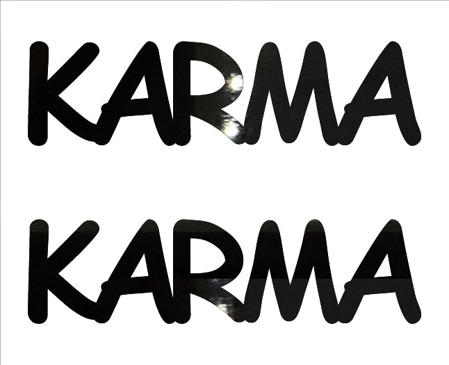 Custom-Buzz Word - KARMA Black