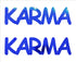 Custom-Buzz Word - KARMA Blue Royal