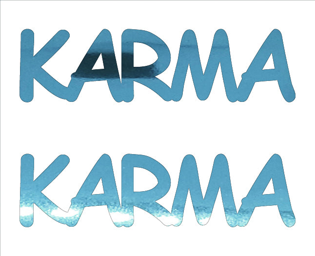 Custom-Buzz Word - KARMA Blue Sky