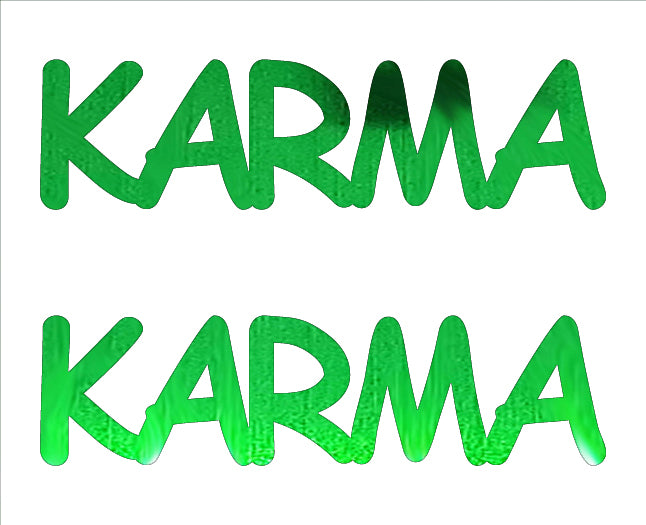 Custom-Buzz Word - KARMA Green