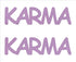 Custom-Buzz Word - KARMA Pink