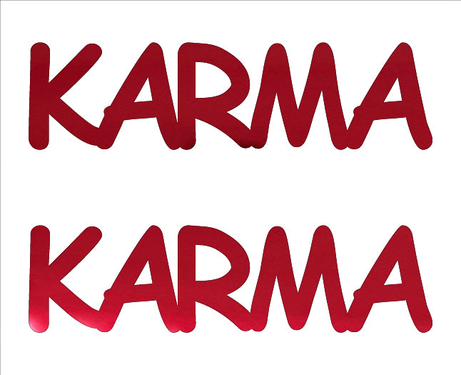 Custom-Buzz Word - KARMA Red