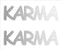 Custom-Buzz Word - KARMA Silver