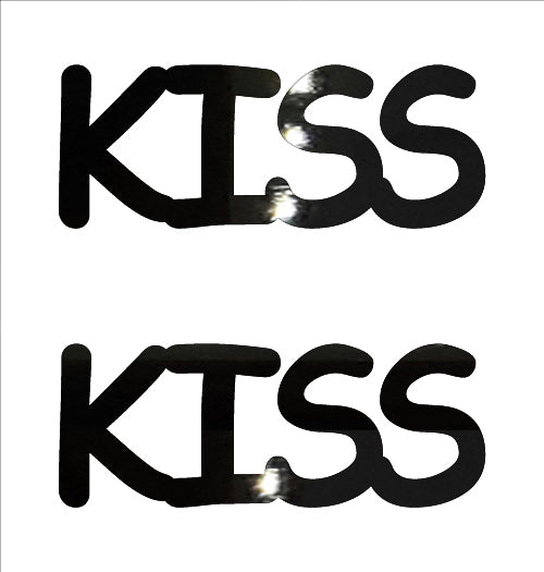 Custom-Buzz Word - KISS Black