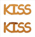 Custom-Buzz Word - KISS Orange