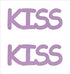 Custom-Buzz Word - KISS Pink