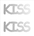 Custom-Buzz Word - KISS Silver