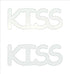 Custom-Buzz Word - KISS White