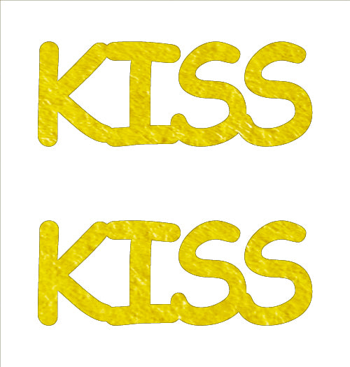 Custom-Buzz Word - KISS Yellow Paper