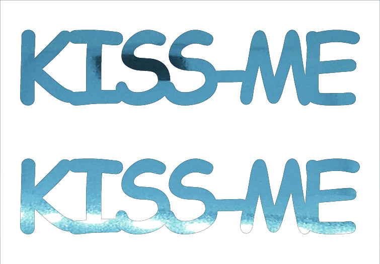 Custom-Buzz Word - KISS ME Blue Sky