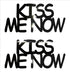 Custom-Buzz Word - KISS ME NOW Black