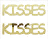 Custom-Buzz Word - KISSES Gold