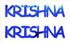 Custom-Buzz Word - KRISHNA Blue Royal