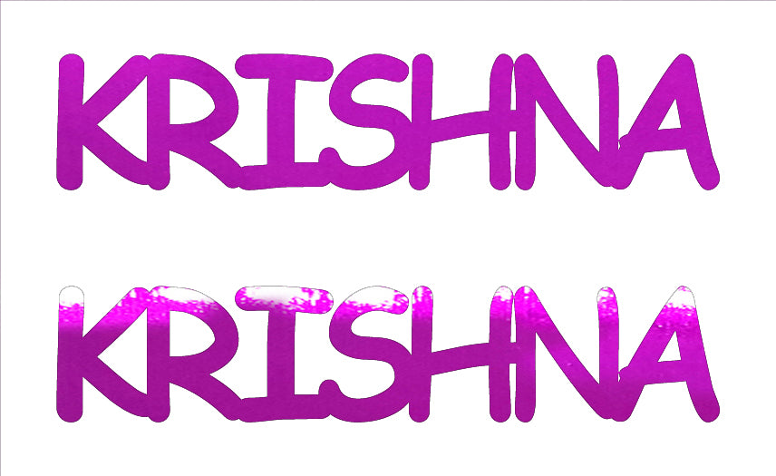 Custom-Buzz Word - KRISHNA Fuchsia