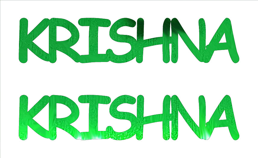 Custom-Buzz Word - KRISHNA Green