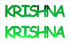 Custom-Buzz Word - KRISHNA Green