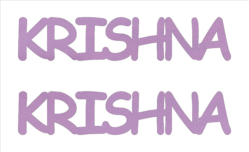 Custom-Buzz Word - KRISHNA Pink