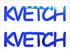 Custom-Buzz Word - KVETCH Blue Royal