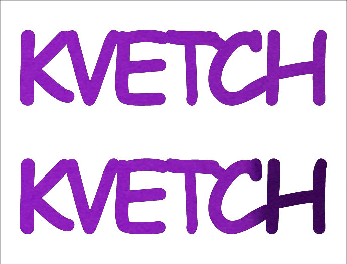 Custom-Buzz Word - KVETCH Purple