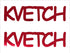 Custom-Buzz Word - KVETCH Red