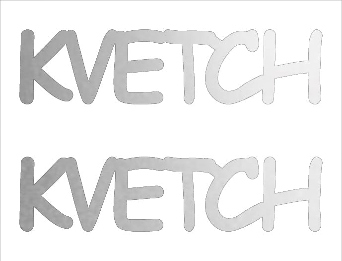 Custom-Buzz Word - KVETCH Silver