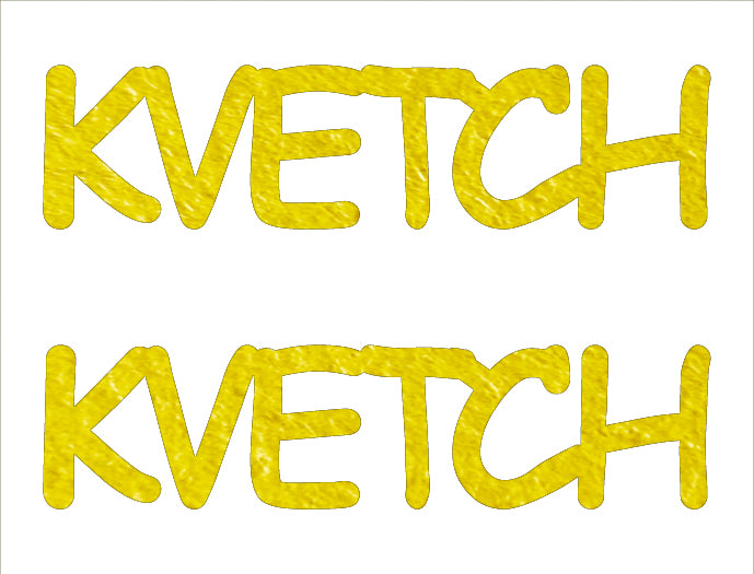 Custom-Buzz Word - KVETCH Yellow Paper