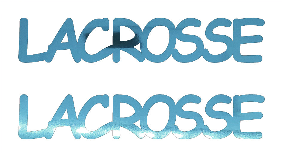 Custom-Buzz Word - LACROSSE Blue Sky