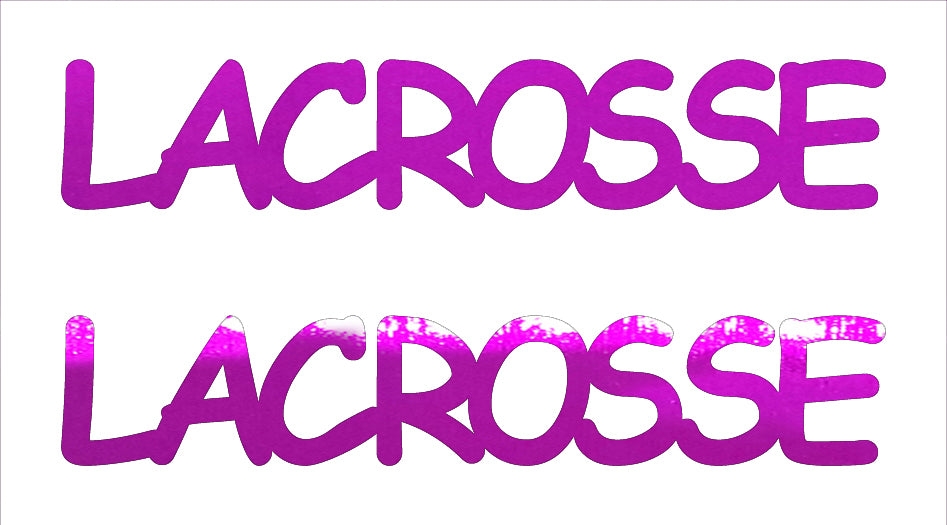 Custom-Buzz Word - LACROSSE Fuchsia