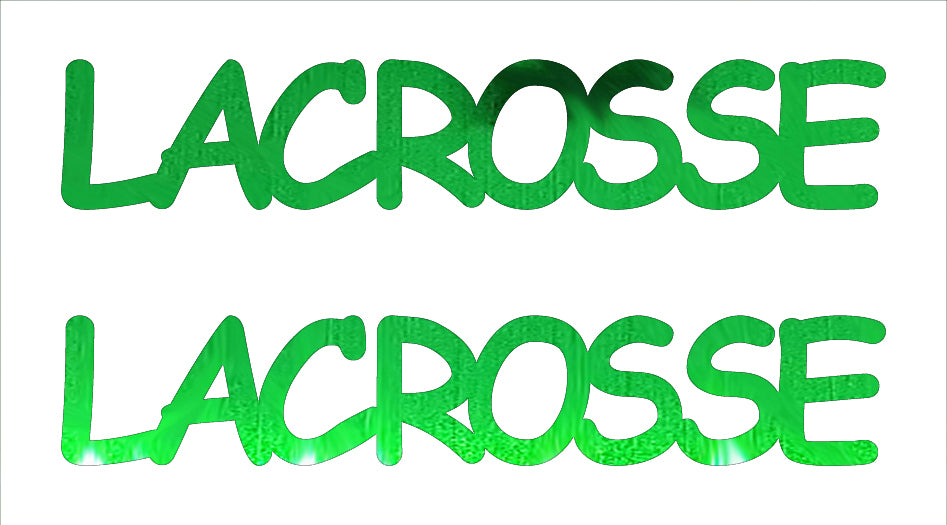 Custom-Buzz Word - LACROSSE Green