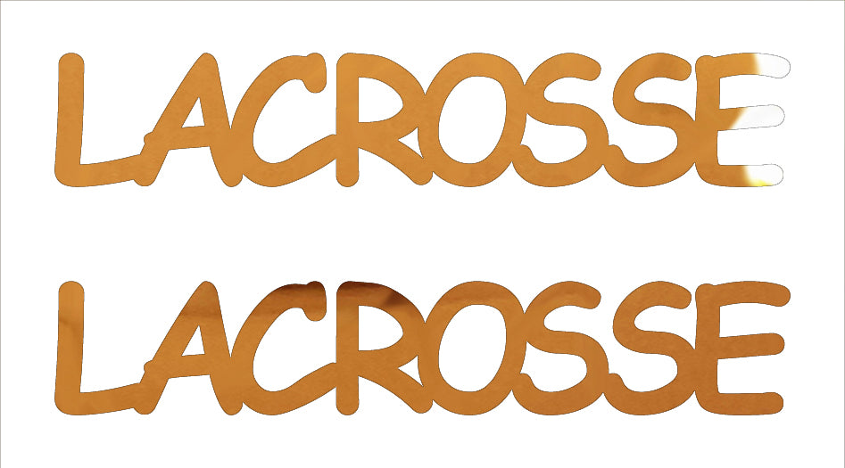 Custom-Buzz Word - LACROSSE Orange