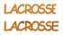 Custom-Buzz Word - LACROSSE Orange