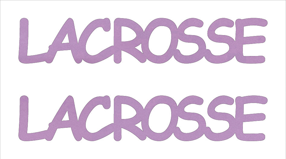 Custom-Buzz Word - LACROSSE Pink