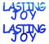 Custom-Buzz Word - LASTING JOY Blue Royal