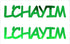 Custom-Buzz Word - LCHAYIM Green