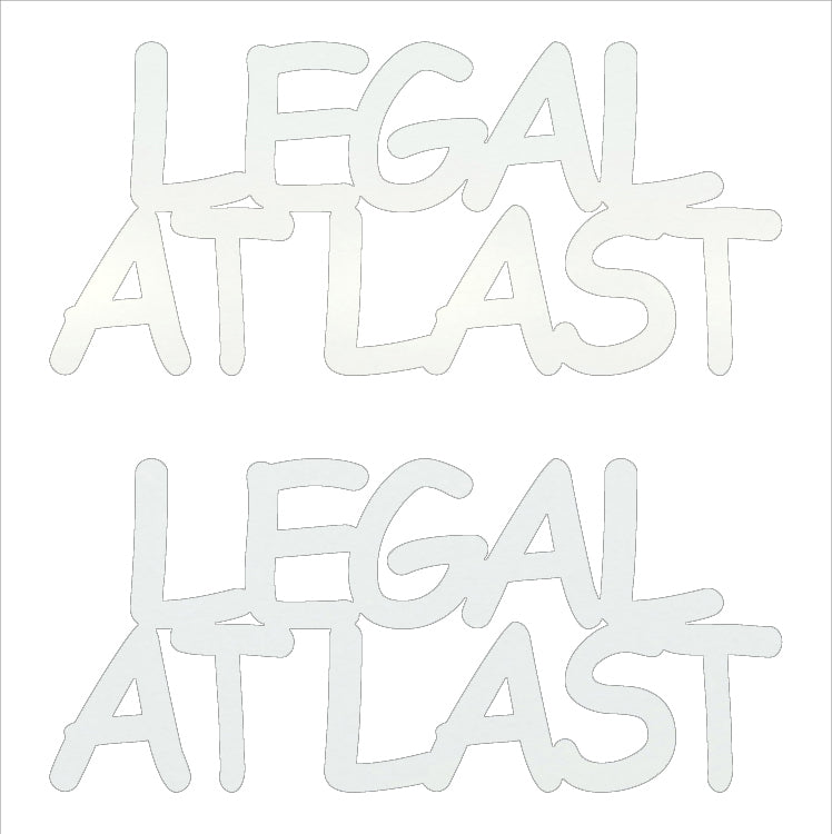 Custom-Buzz Word - LEGAL AT LAST White