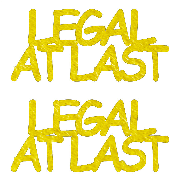 Custom-Buzz Word - LEGAL AT LAST Yellow Paper