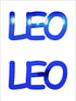 Custom-Buzz Word - LEO Blue Royal