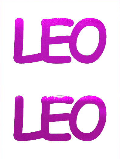 Custom-Buzz Word - LEO Fuchsia